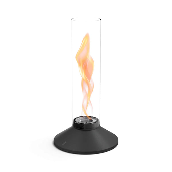 Cheminée de table Höfats SPIN X 900 Noir – flamme tourbillon, certifiée EN 16647