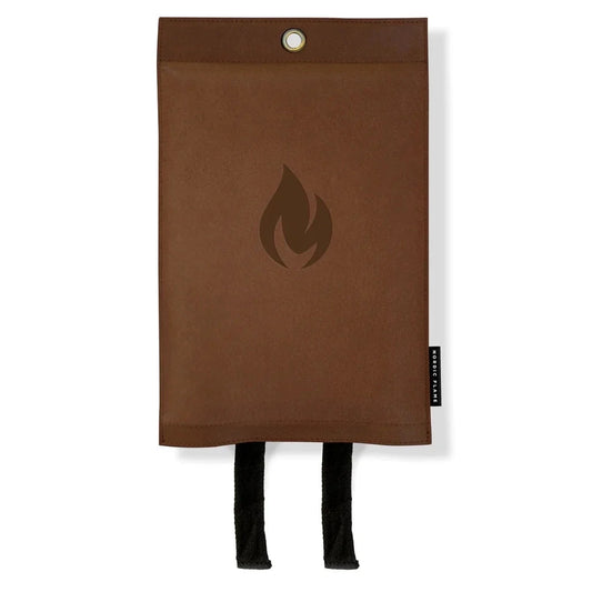 Couverture anti-feu Nordic Flame coffret brun